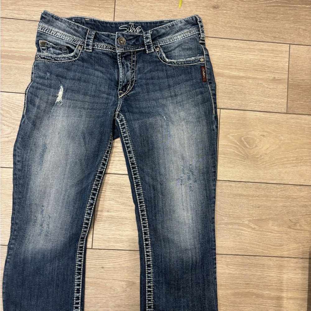 Silver Suki  Surplus capri jeans size 30